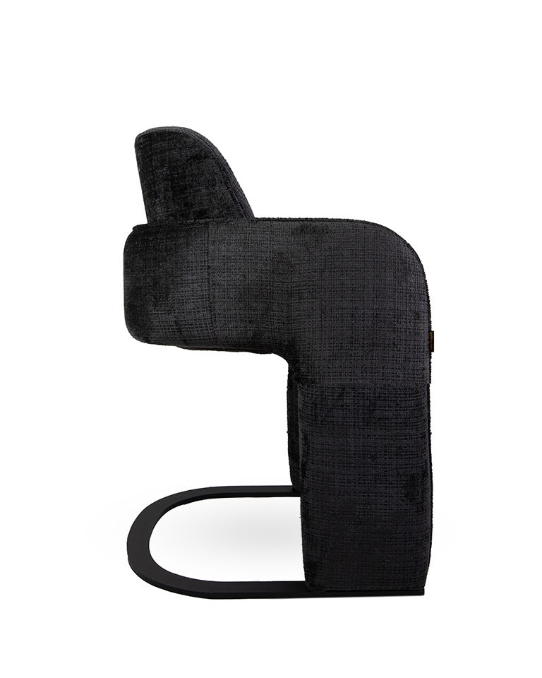 MaMaison krzesło BORA czarne - obrazek 2