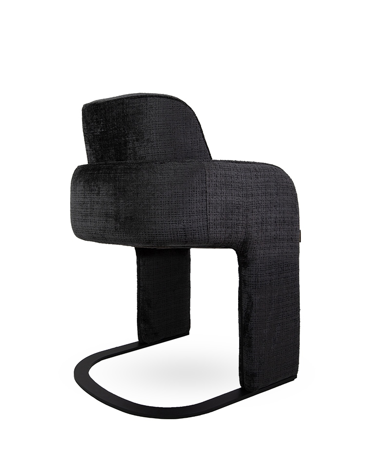 MaMaison krzesło BORA czarne - obrazek 3