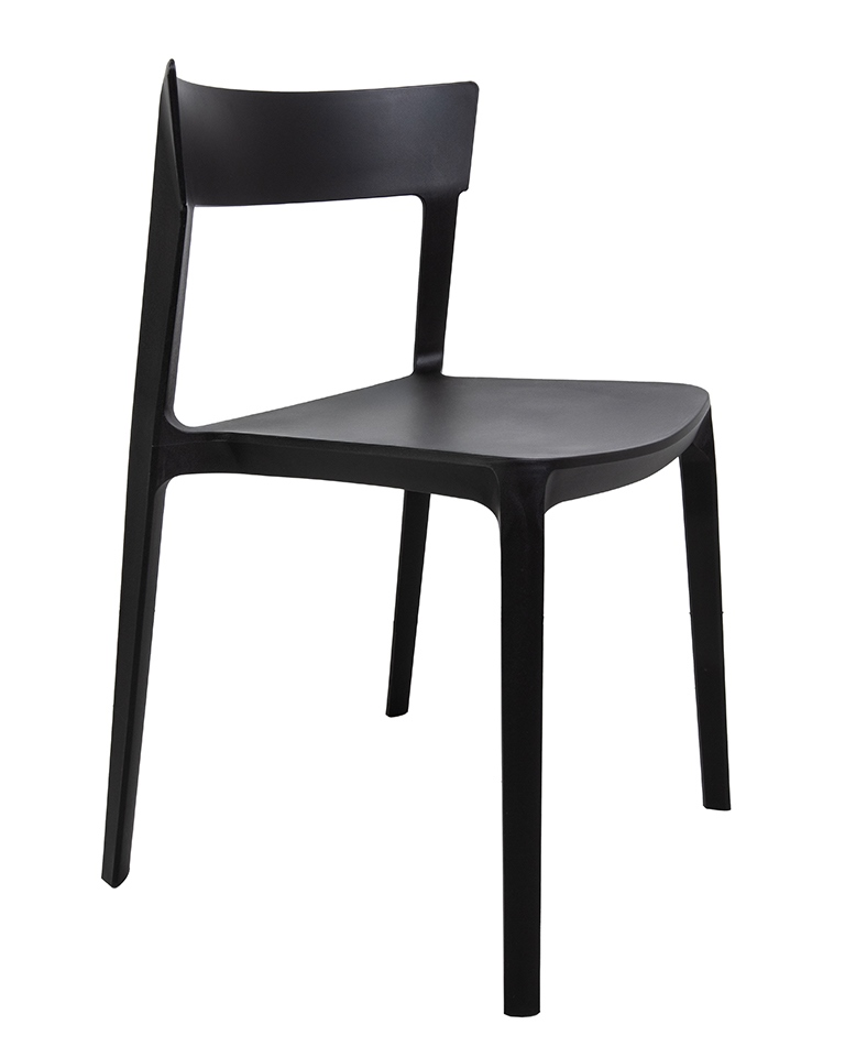 Krzesło JASPER czarne - polipropylen