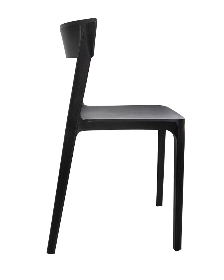 Krzesło JASPER czarne - polipropylen - obrazek 2
