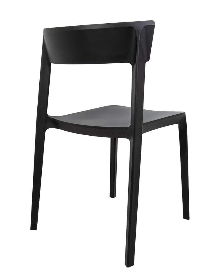 Krzesło JASPER czarne - polipropylen - obrazek 3