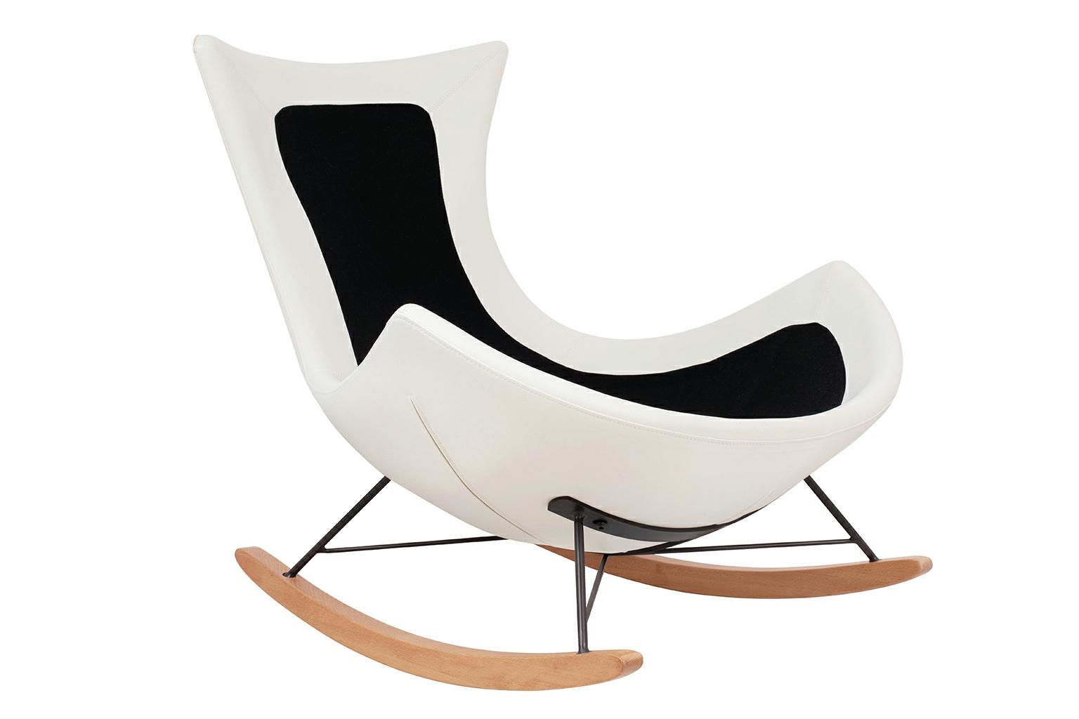 Fotel bujany OTILIA TEDDY biały - obrazek 2