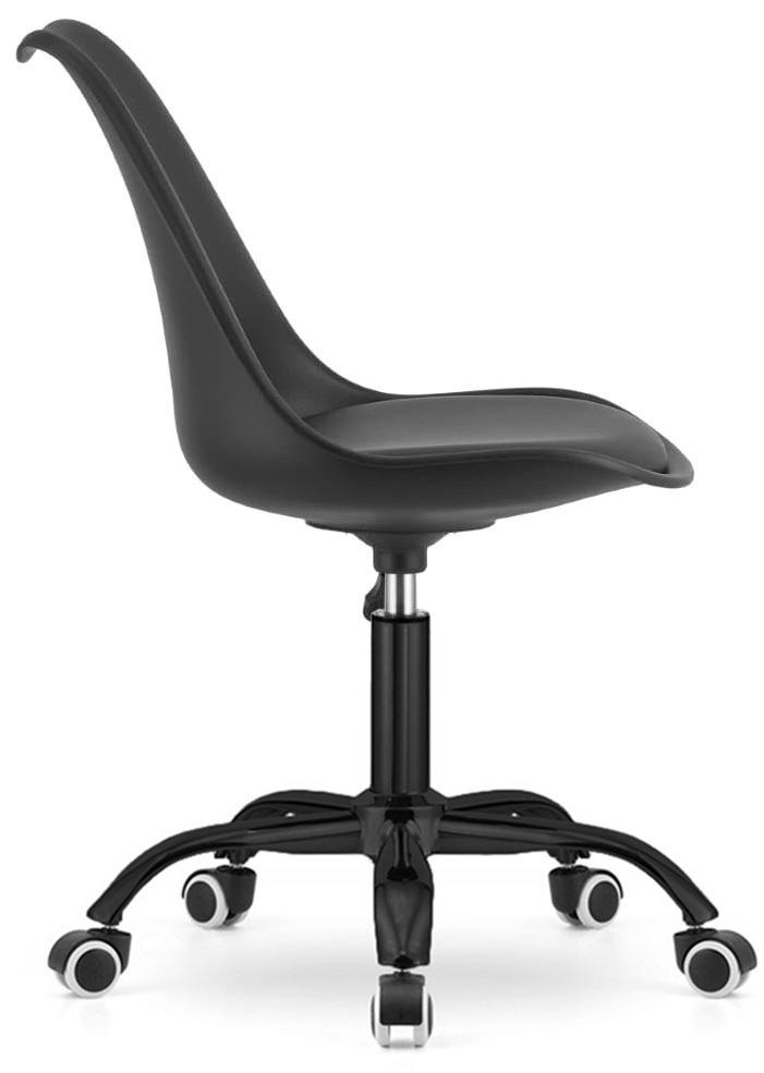 Krzesło obrotowe MONZA OFFICE BLACK PU SMOKE - obrazek 4