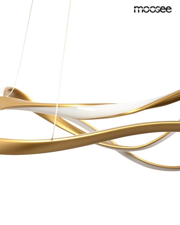 MOOSEE lampa wisząca WAVES 2 złota - obrazek 3