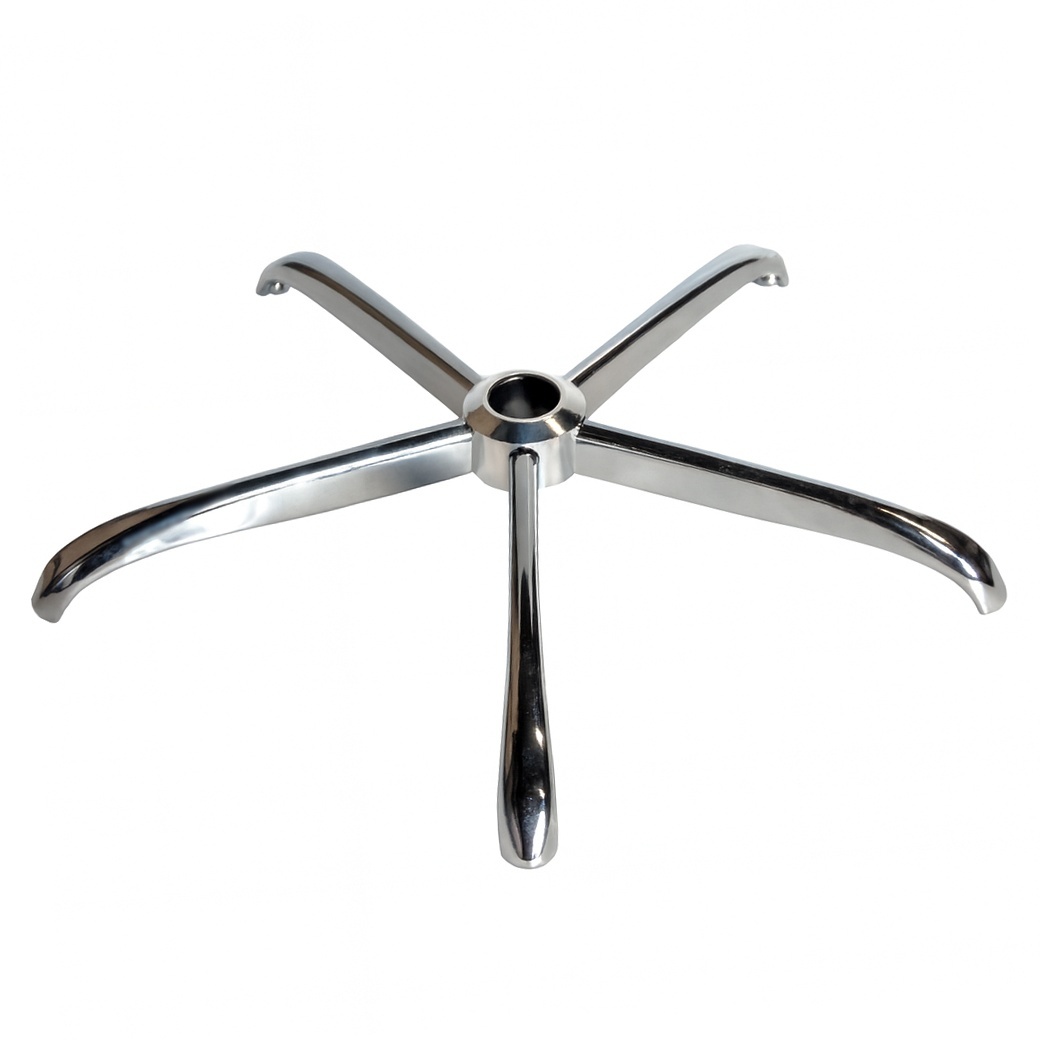 Podstawa krzesła obrotowego metalowa KD 70 cm SILVER