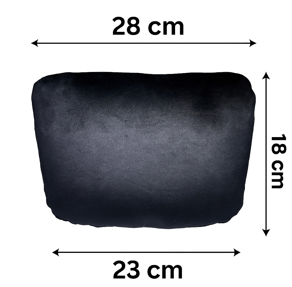 Poduszka zagłówek BEIGE ALCANTARA V - obrazek 4