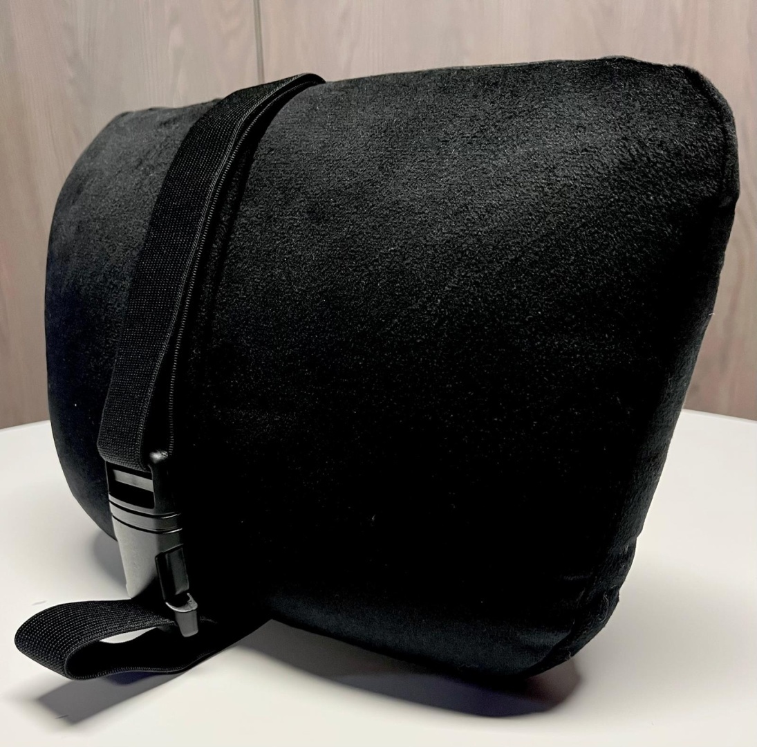 Poduszka zagłówek BLACK ALCANTARA V - obrazek 3