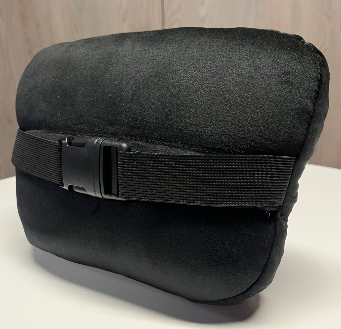 Poduszka zagłówek BLACK ALCANTARA H - obrazek 3