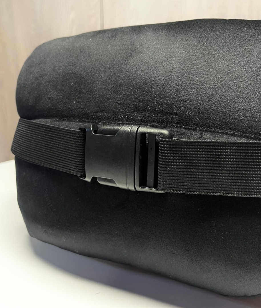 Poduszka zagłówek BLACK ALCANTARA H - obrazek 4