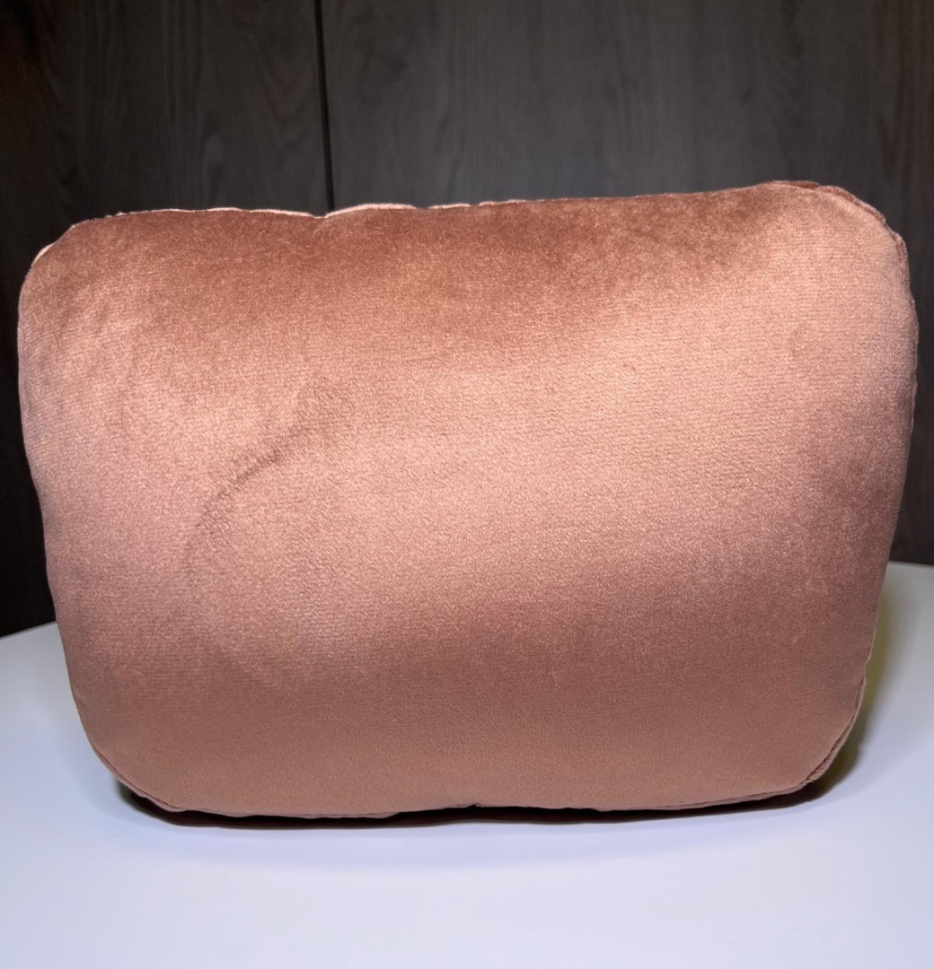 Poduszka zagłówek BROWN ALCANTARA V - obrazek 2