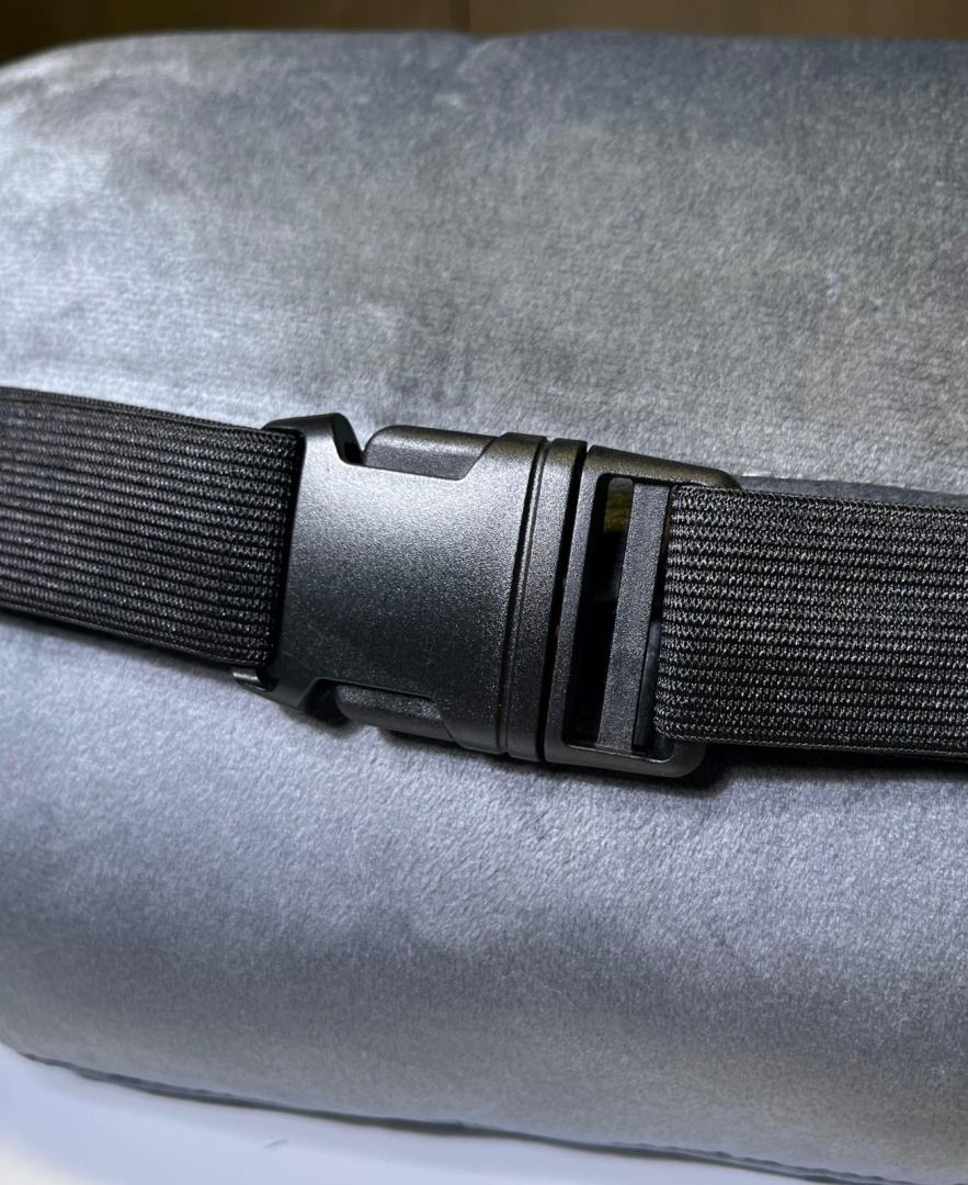 Poduszka zagłówek GREY ALCANTARA H - obrazek 4