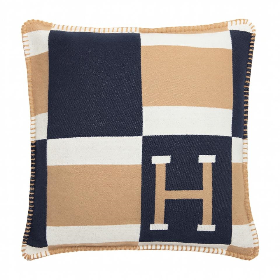 Poduszka dekoracyjna SHP PARIS HOME granatowa / brązowa