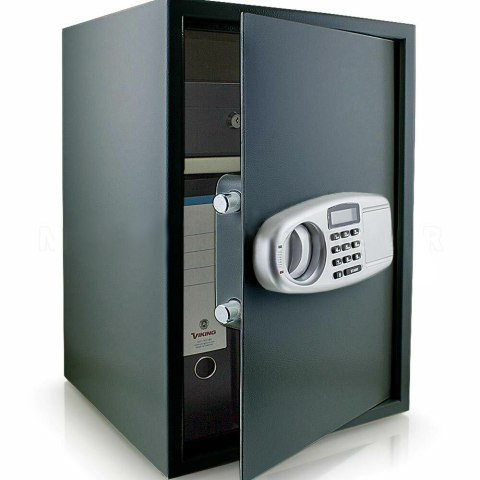Duży sejf Szafa Pancerna z zamkiem elektronicznym Grafitowy Skrytka na pieniądze