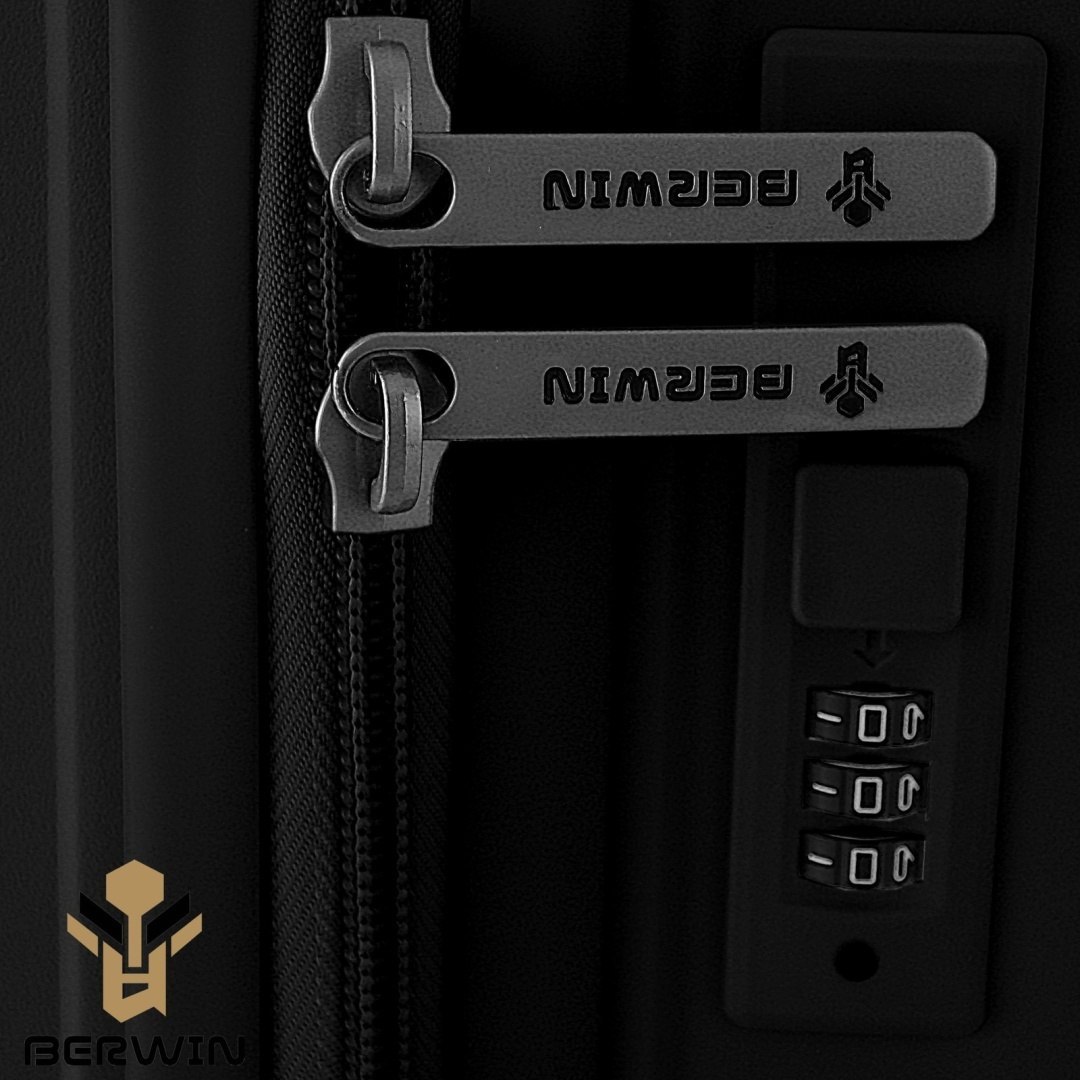 Komplet podróżny 3 walizki XL L M + kosmetyczka twarde TSA 4 kółka lekki - obrazek 4