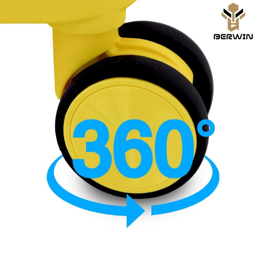 Komplet podróżny 3 walizki XL L M + kosmetyczka twarde TSA 4 kółka lekki - obrazek 4