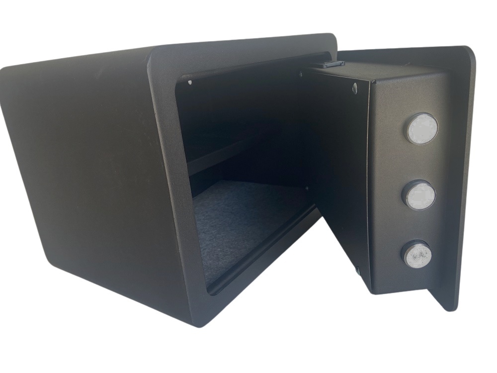 Sejf domowy biurowy na zamek elektroniczny hotelowy kasa 2 klucze w zestawie - obrazek 2