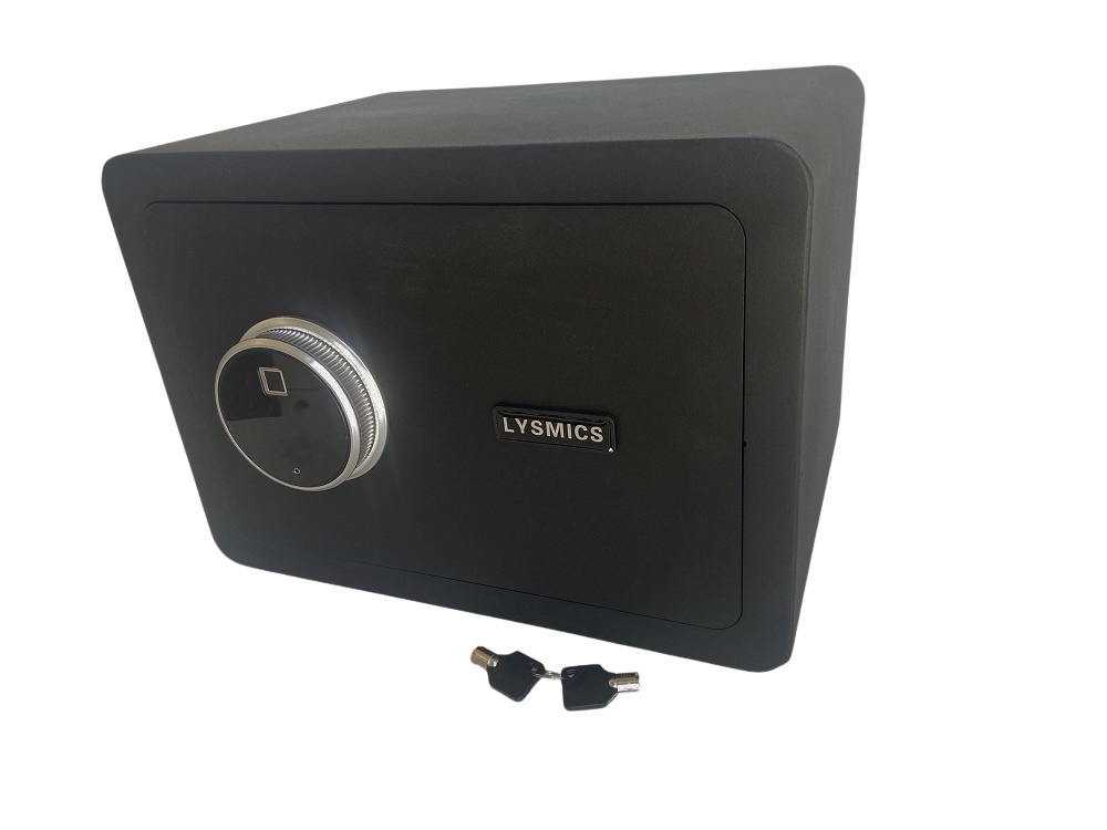 Sejf domowy biurowy na zamek elektroniczny hotelowy kasa 2 klucze w zestawie - obrazek 4