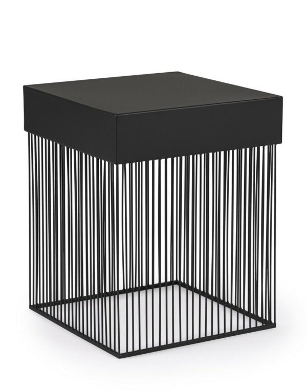 BIZZOTTO stolik kawowy YASLINE 40x40      czarny