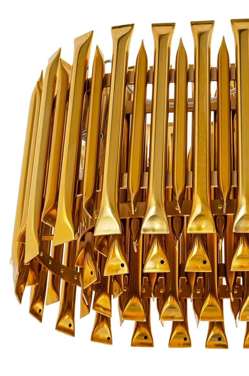 MOOSEE lampa wisząca GALLIANO LONG ciemne złoto - obrazek 2