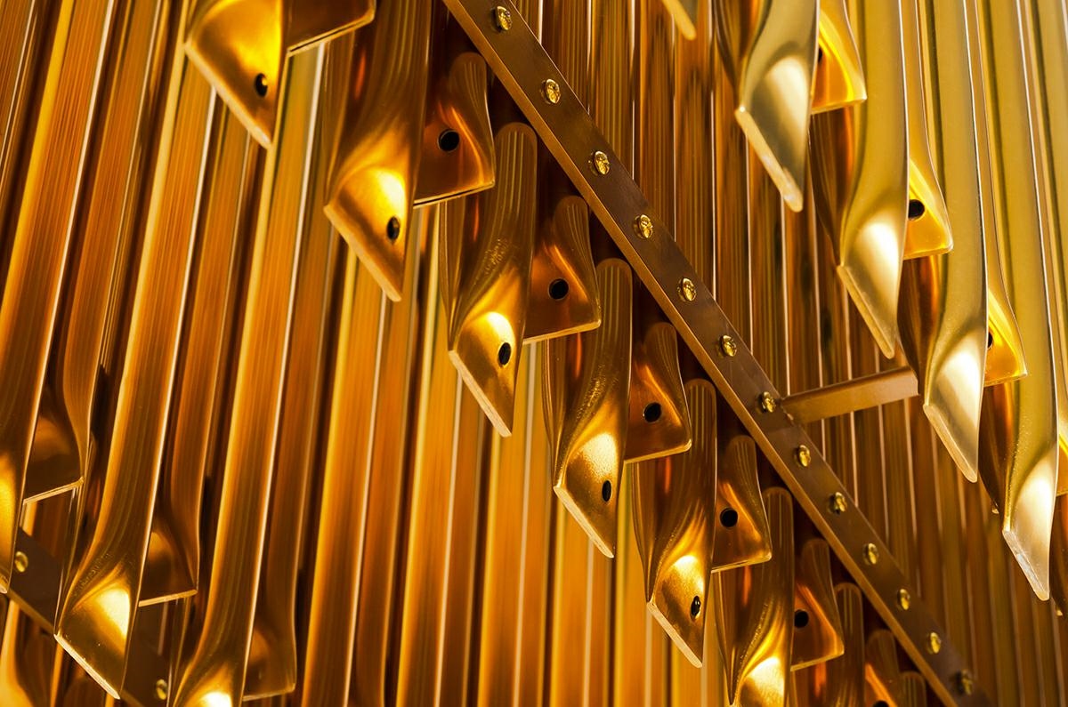 MOOSEE lampa wisząca GALLIANO LONG ciemne złoto - obrazek 3