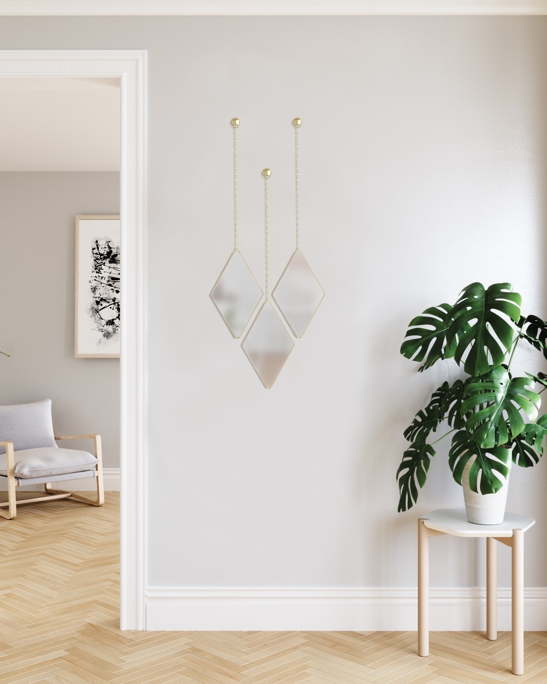 UMBRA lustra DIMA DIAMOND złote - obrazek 3