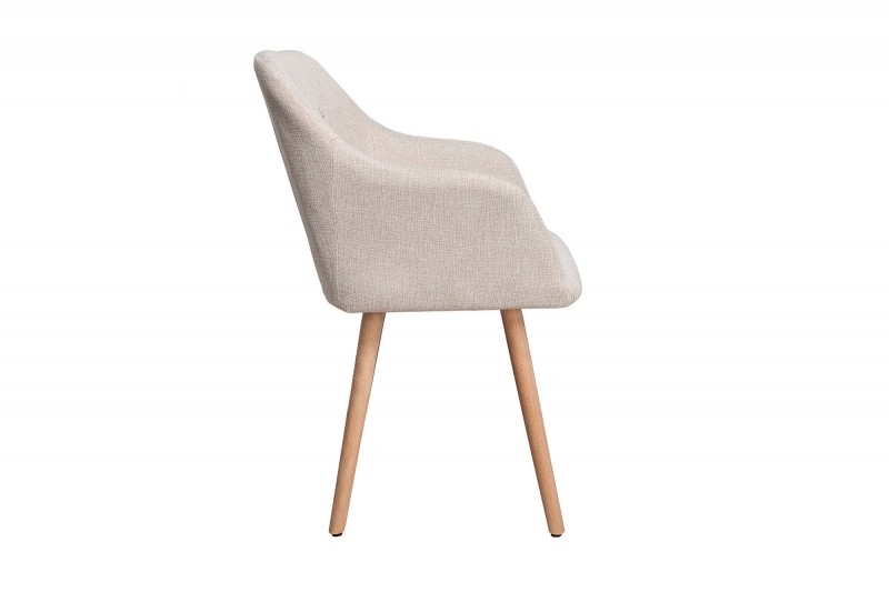 INVICTA krzesło SCANDINAVIA beżowe - obrazek 3