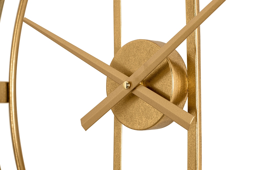 KARE zegar CLIP 60 złoty - obrazek 3