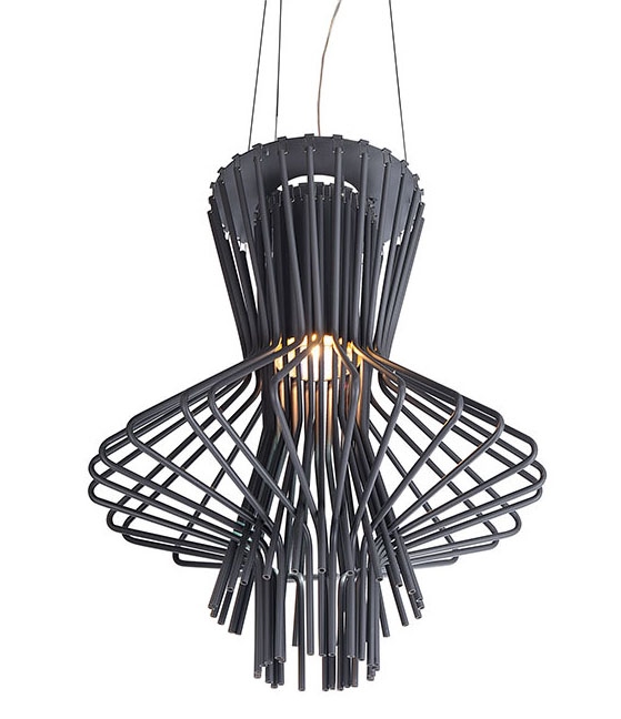 MOOSEE lampa wisząca STRAW szara