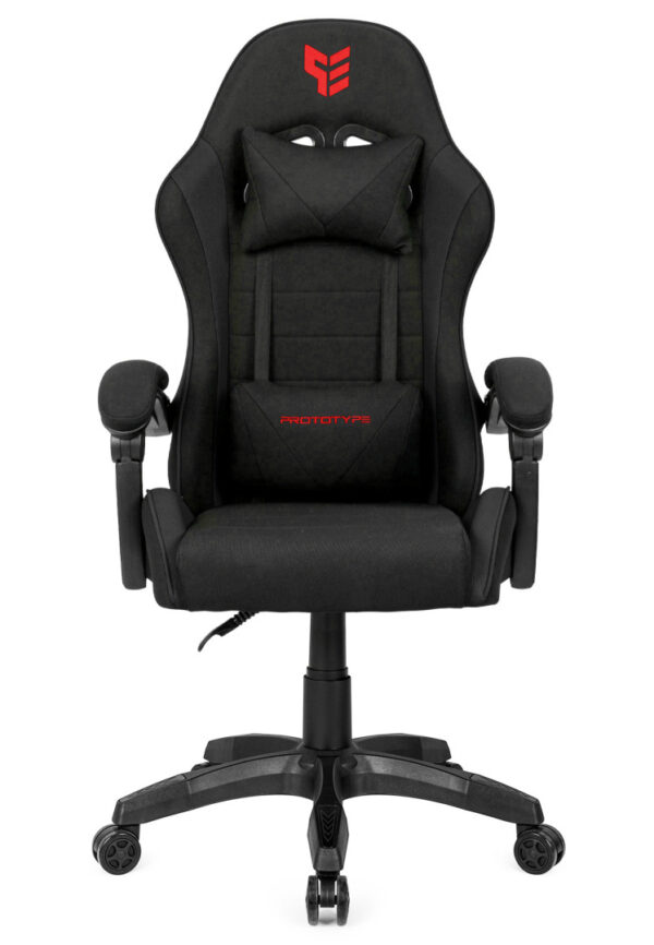 Fotel obrotowy gamingowy ENZO XL BLACK FABRIC