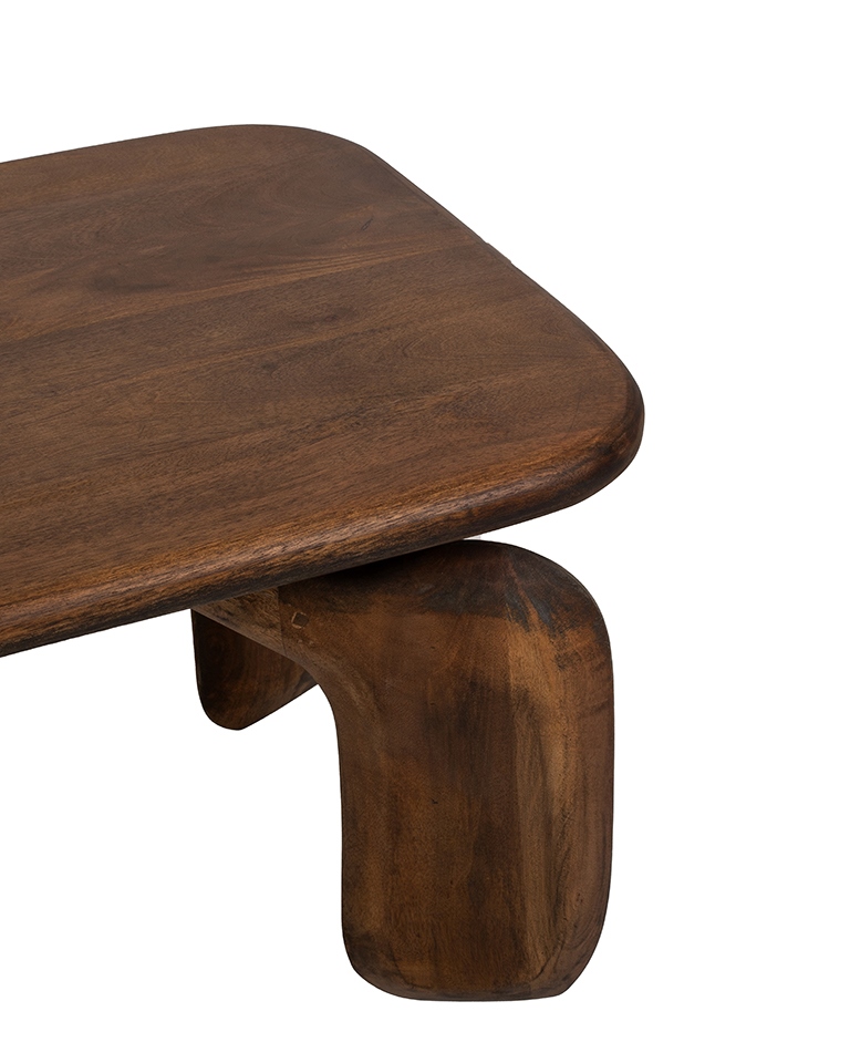 MaMaison stolik kawowy ORIZON brązowy / drewno - obrazek 2