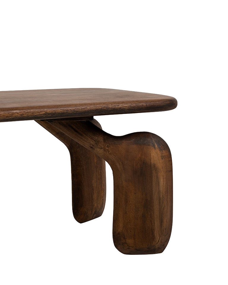 MaMaison stolik kawowy ORIZON brązowy / drewno - obrazek 3