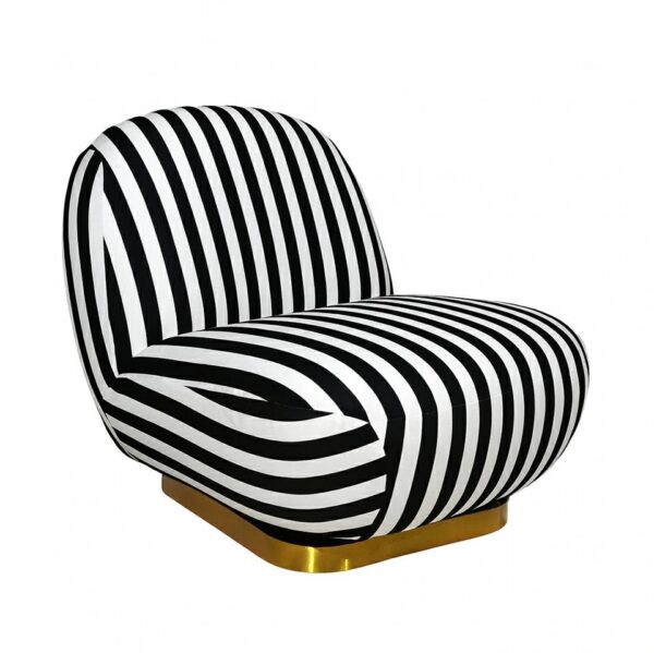 MaMaison fotel obrotowy AZURE biały /     czarny