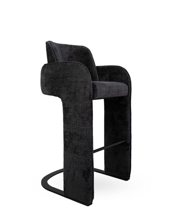 MaMaison krzesło barowe BORA czarne