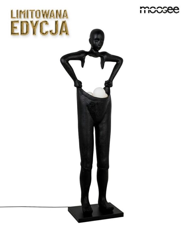 MOOSEE lampa podłogowa HUMAN HOUDINI      czarna