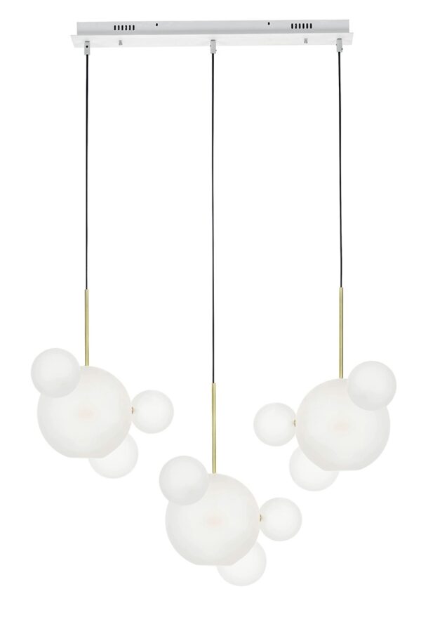 MOOSEE lampa wisząca CAPRI LINE 3 złota   / biała