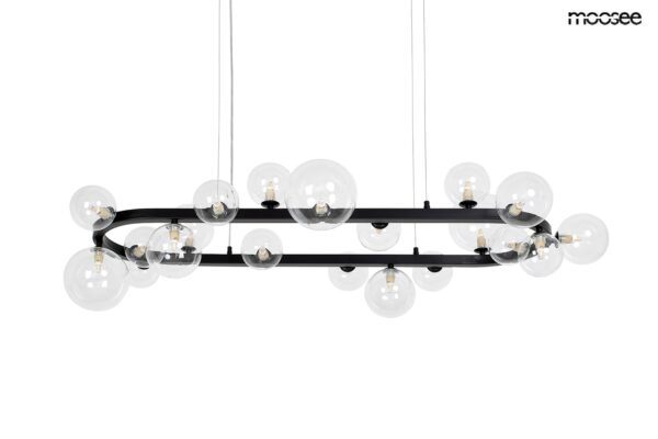 MOOSEE lampa wisząca ALURE OVAL 120       czarna