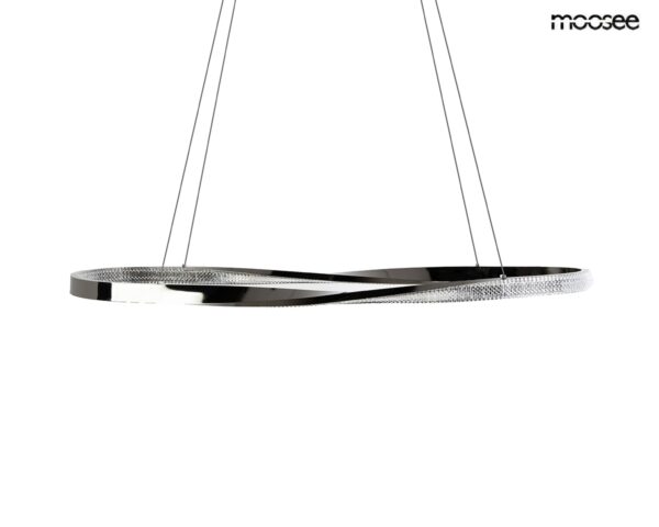 MOOSEE lampa wisząca ANILLO 120 czarny    chrom