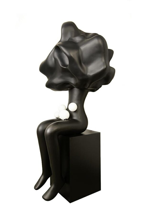 MOOSEE lampa podłogowa HUMAN IN THE       CLOUDS czarna