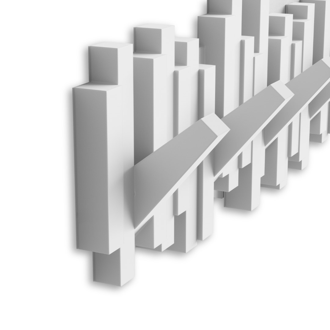 UMBRA wieszak na ubrania STICKS biały - obrazek 3