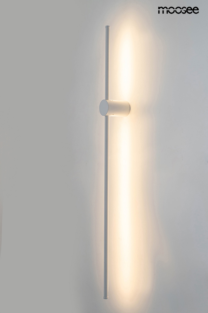 MOOSEE lampa ścienna OMBRE 120 biała - obrazek 2