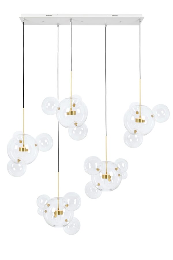 MOOSEE lampa wisząca CAPRI LINE 5 złota