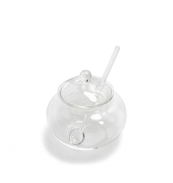 Mini cukiernica z łyżeczką SHP JAR        transparentna
