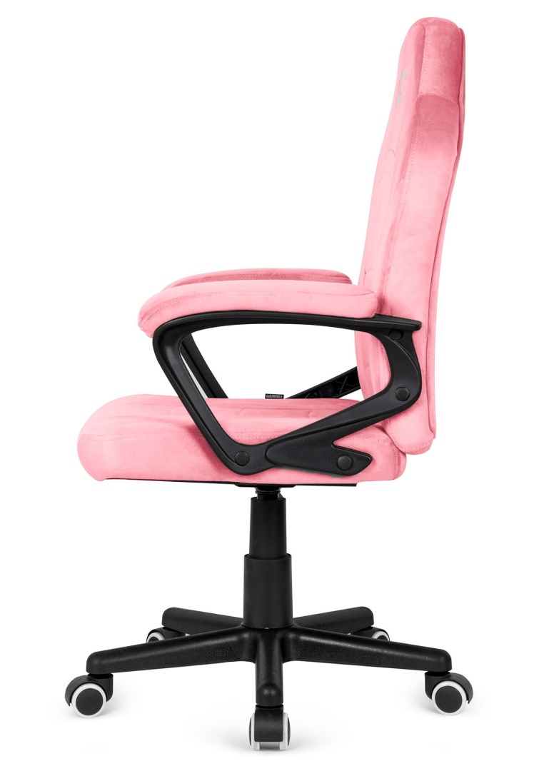 Fotel obrotowy do biurka MARIO ALCANTARA PINK + WHITE - obrazek 4