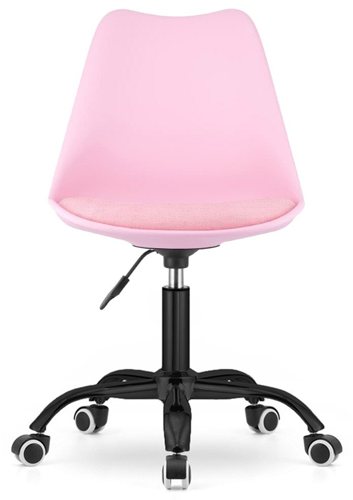 Krzesło obrotowe MONZA OFFICE PINK FABRIC II SMOKE - obrazek 2