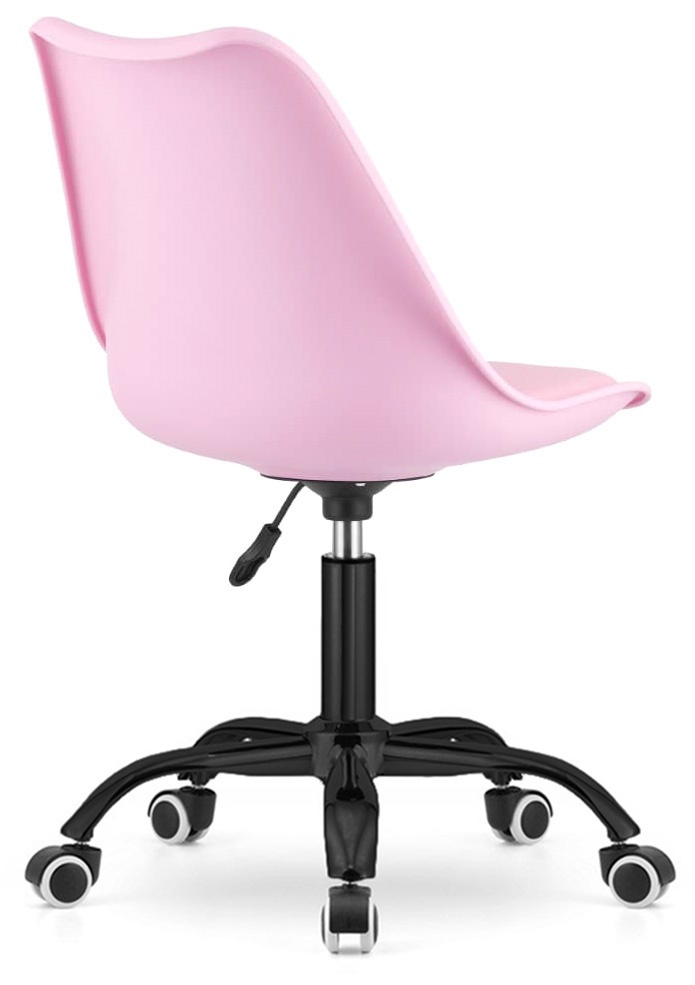 Krzesło obrotowe MONZA OFFICE PINK FABRIC II SMOKE - obrazek 3
