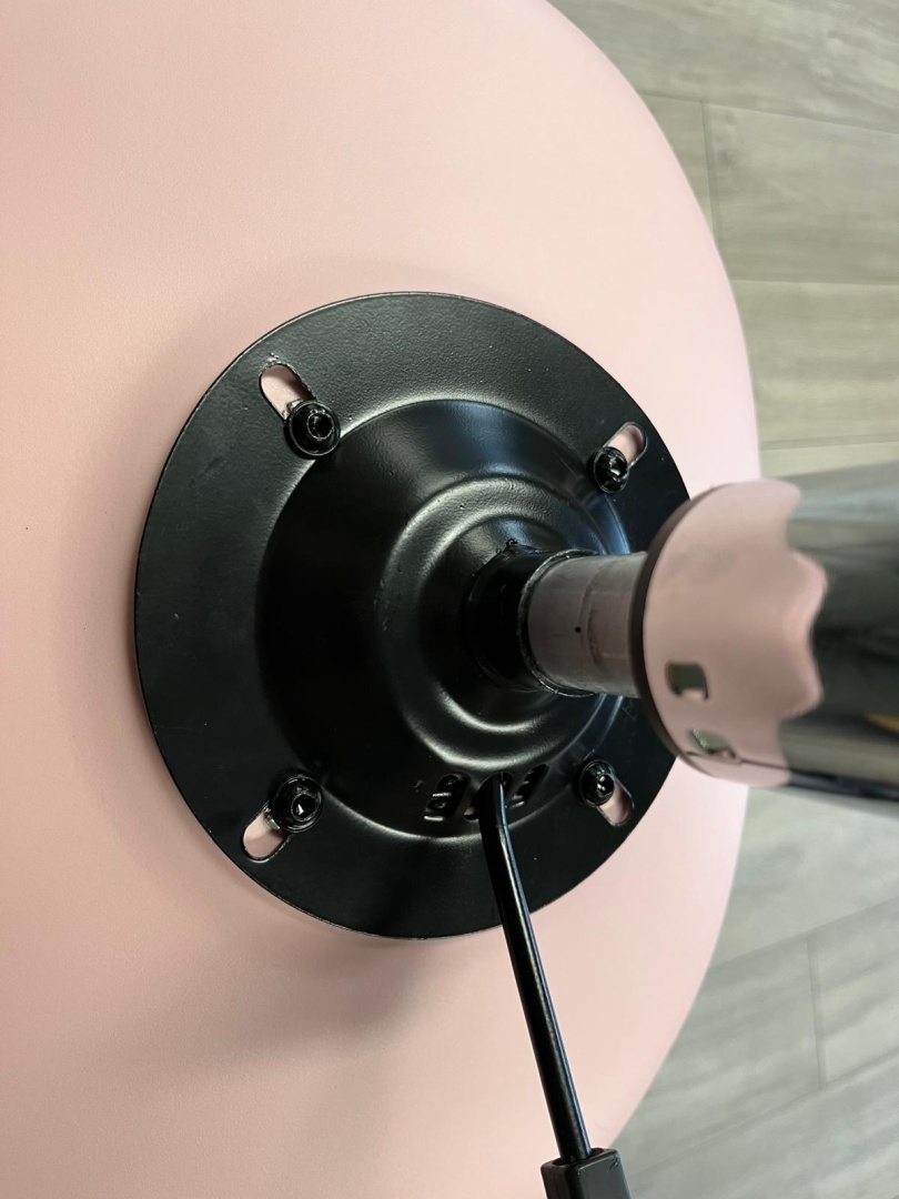 Krzesło obrotowe MONZA OFFICE PINK FABRIC II SMOKE - obrazek 4