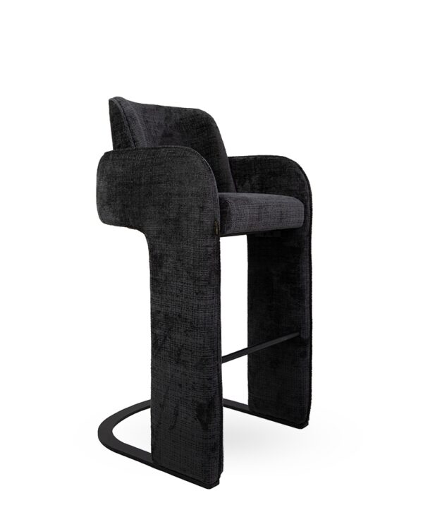 MaMaison krzesło barowe BORA czarne
