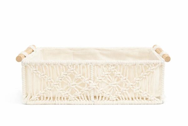 Koszyk dekoracyjny SHP BOHO beżowy