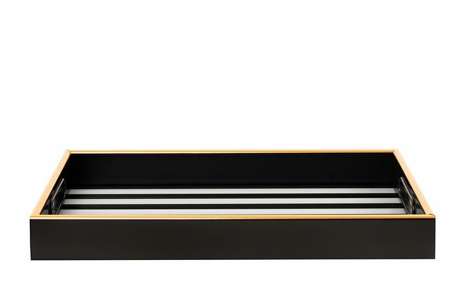 Taca dekoracyjna SHP GRAND biało-czarna - obrazek 2