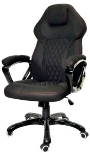 Fotel obrotowy do biurka SPIDER BLACK FABRIC SPC